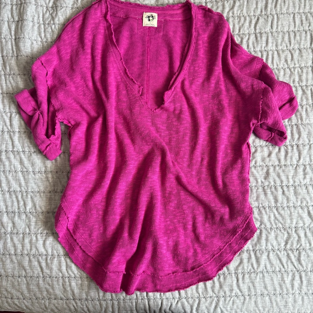 Free People Distressed Top